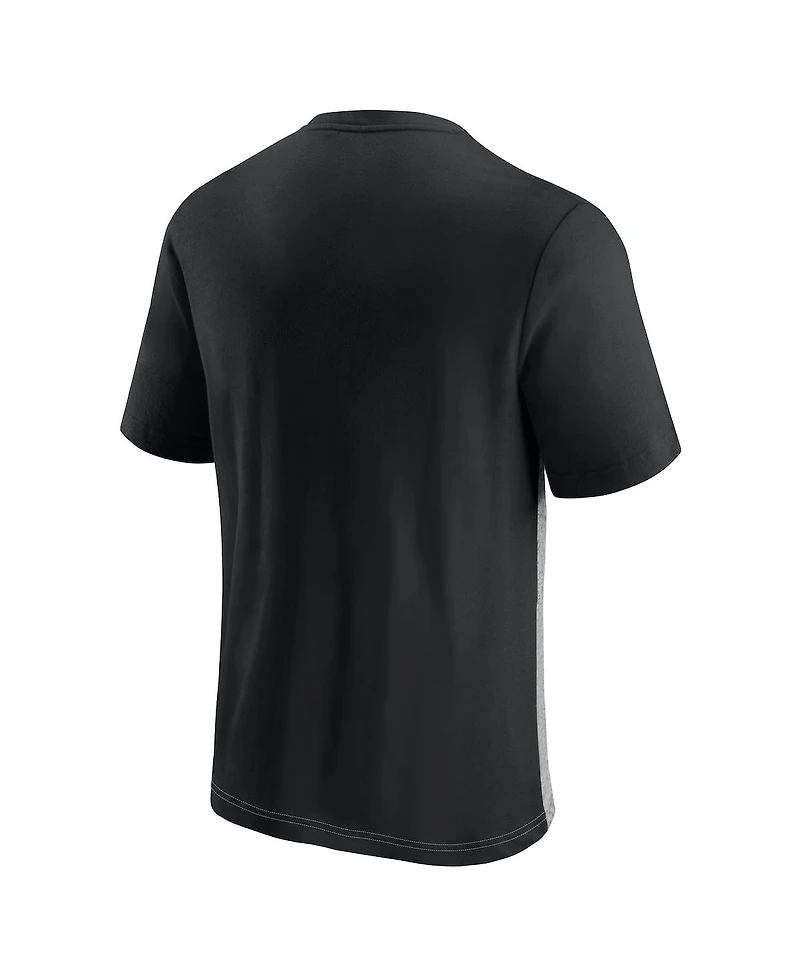 Fanatics Men's Black Cincinnati Bengals Color Block T-Shirt