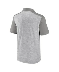 Fanatics Men's Heather Gray Milwaukee Brewers True Classics Avid Fan Brushed Polo Shirt