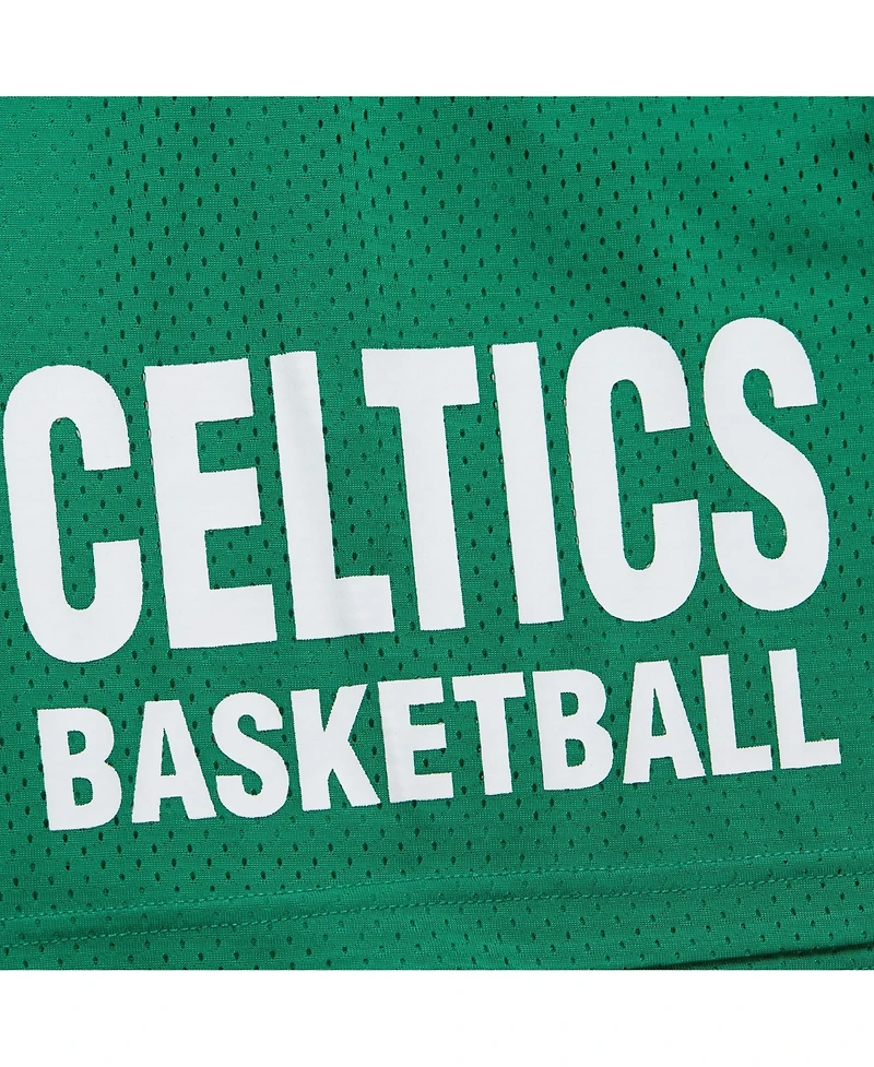 Mitchell & Ness Men's Kelly Green Boston Celtics Hardwood Classics Gameday Mesh Shorts