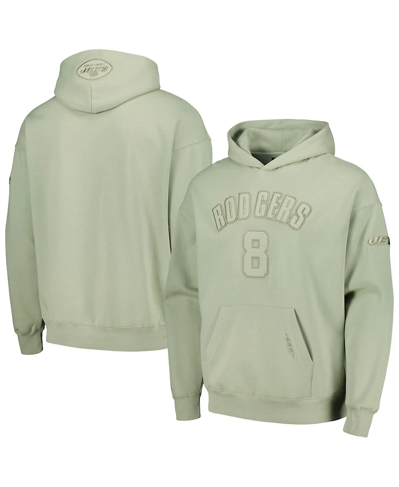 Pro Standard Men's Aaron Rodgers Moss New York Jets Player Name Number Pullover Hoodie