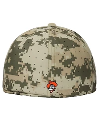 Nike Men's Digital Camo Oklahoma State Cowboys On-Field Baseball Performance Fitted Hat
