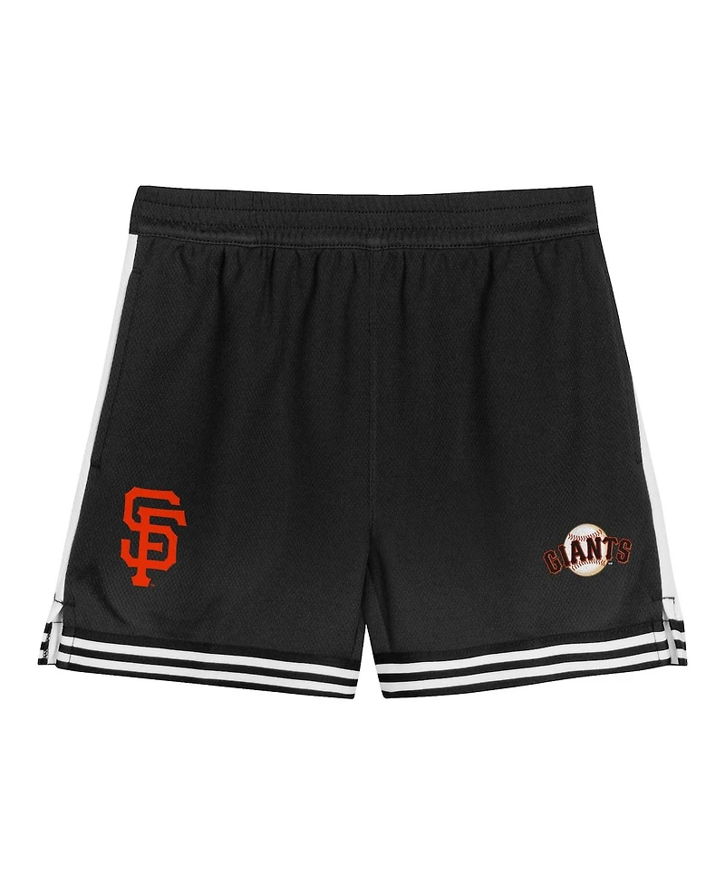 Outerstuff Preschool 2-Piece Orange San Francisco Giants Hitter Infielder T-Shirt and Shorts Set