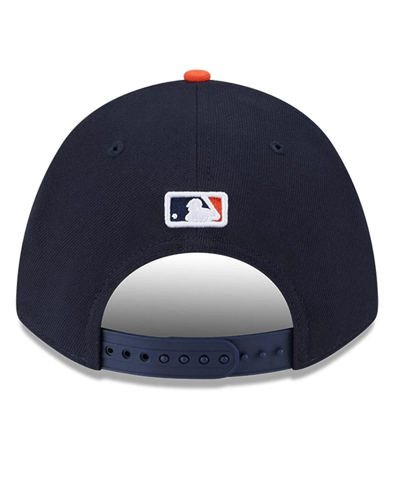 New Era Men's Navy Detroit Tigers Player Replica 9FORTY Adjustable Hat
