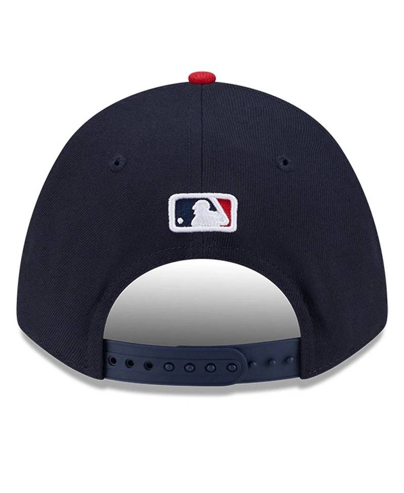 New Era Men's Navy Boston Red Sox Player Replica 9Forty Adjustable Hat