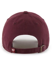 '47 Brand Men's Maroon Virginia Tech Hokies Clean Up Adjustable Hat