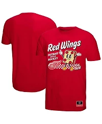 Mitchell & Ness Men's Red Detroit Wings Local Food T-Shirt