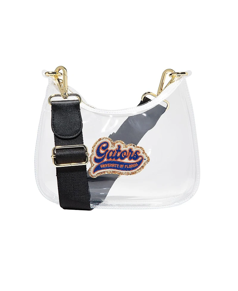 Stoney Clover Lane Florida Gators Clear Curved Crossbody Bag