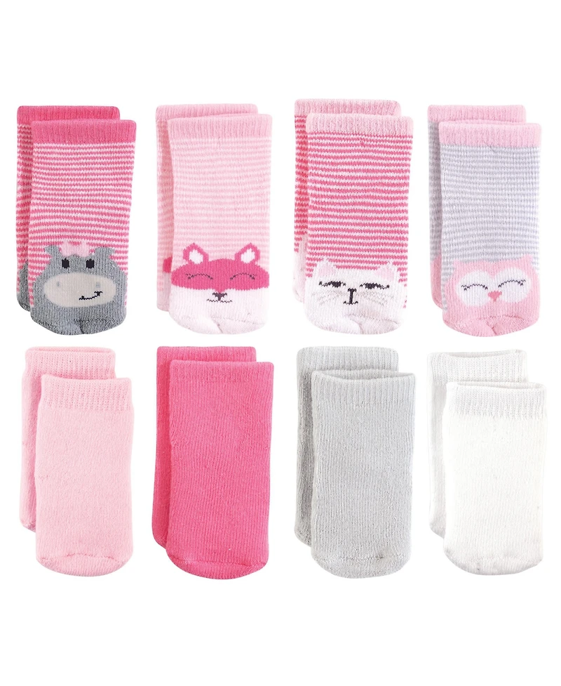 Luvable Friends Baby Boys Everyday 16-Pack Terry Socks