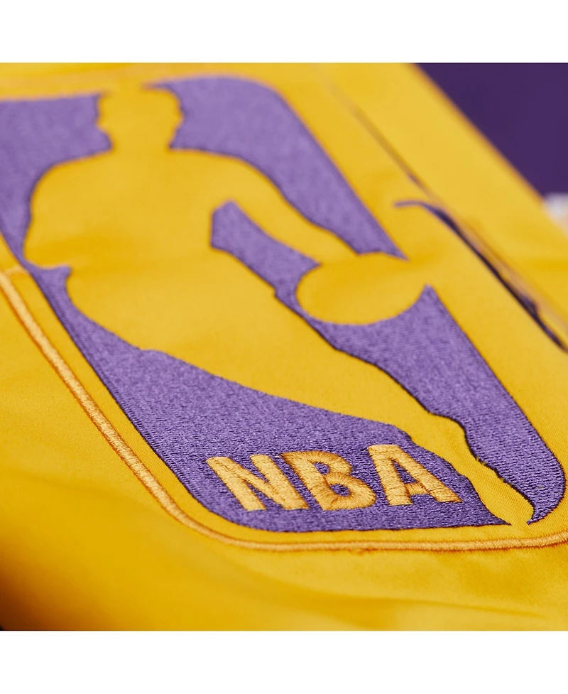 Mitchell & Ness Men's and Women's Purple Los Angeles Lakers Vintage Team Origins Satin Full-Snap Jacket
