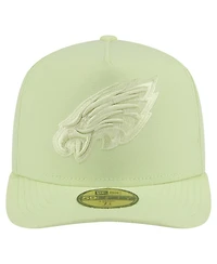 New Era Men's Green Philadelphia Eagles Color Pack A-Frame 59FIFTY Fitted Hat