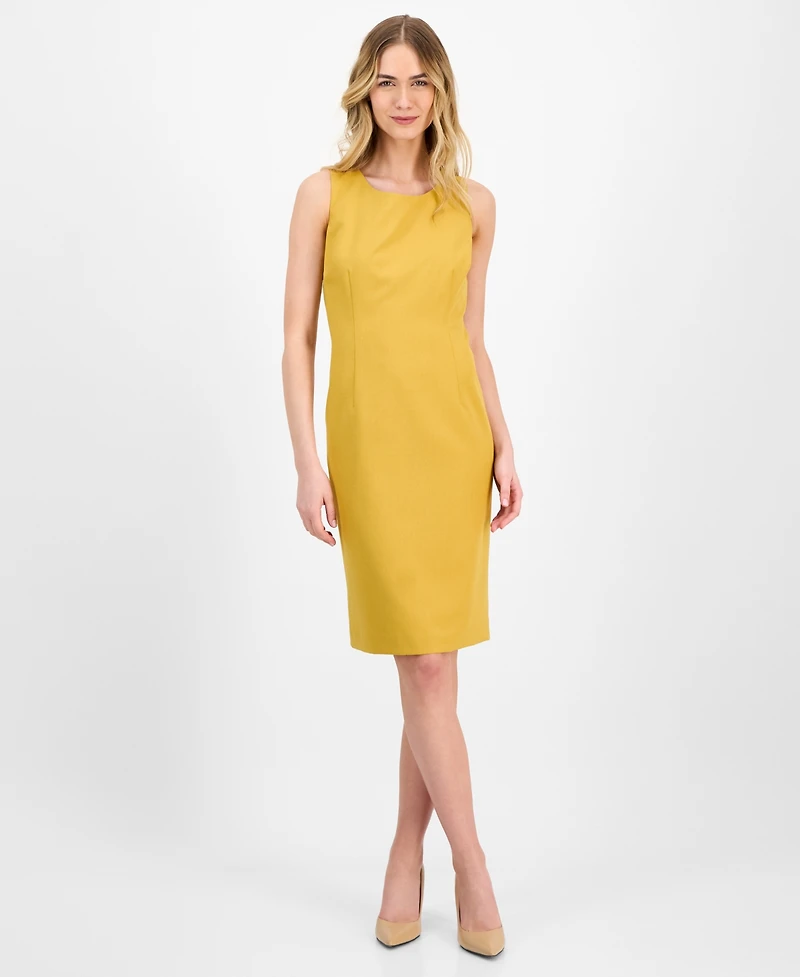 Le Suit Women's Shawl-Collar Jacket & Sleeveless Dress Suit Set, Regular & Petite