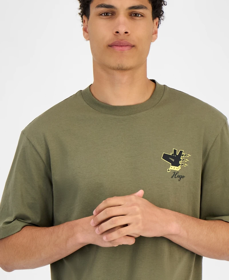 Hugo by Boss Men's Nagulop Logo Graphic Cotton T-Shirt