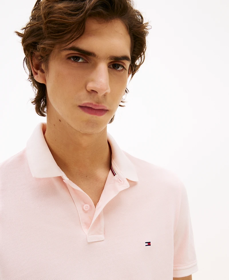 Tommy Hilfiger Men's Short Sleeve Garment-Dyed Polo Shirt
