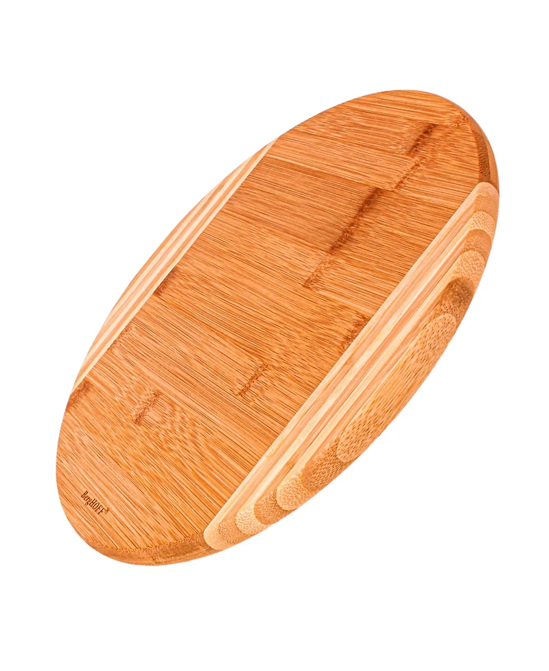 BergHOFF Aaron Probyn 3-Piece Cheese Knives and Round Bamboo Cutting Board Set
