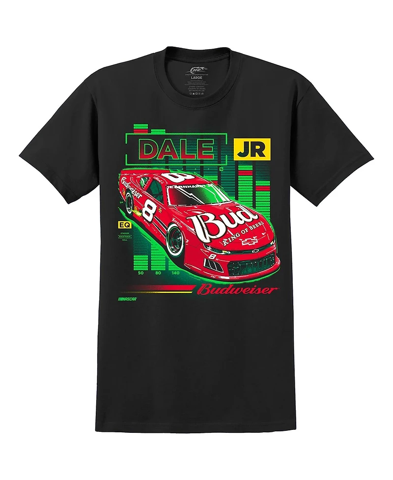 Jr Motorsports Official Team Apparel Men's Dale Earnhardt Jr. Budweiser Car T-Shirt