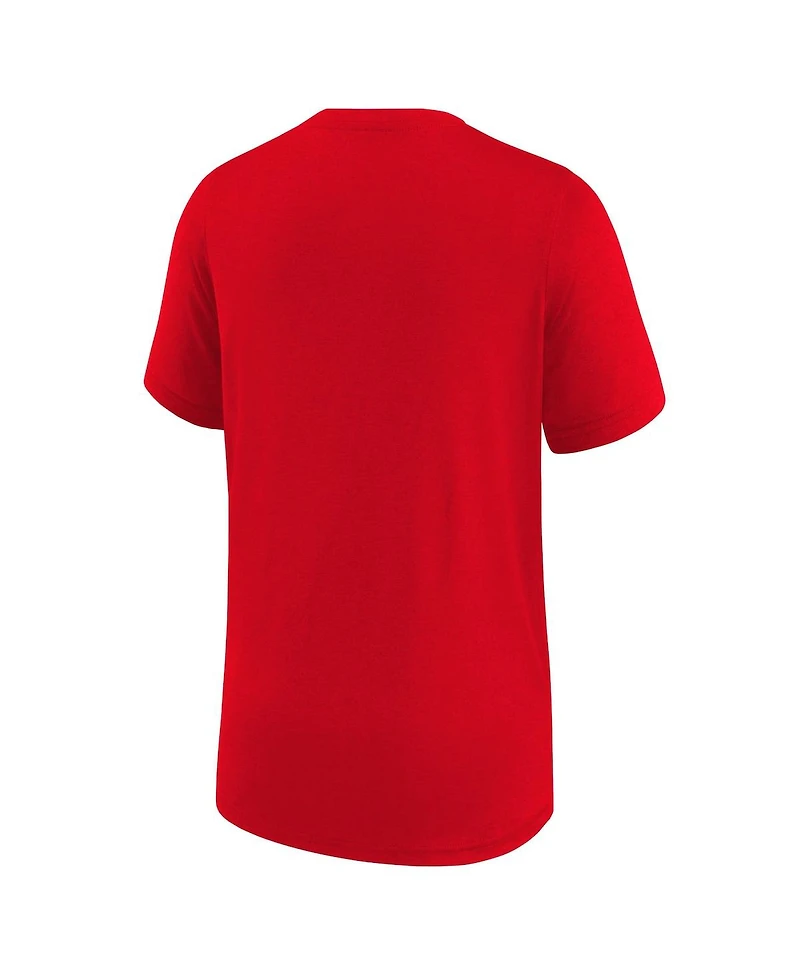 Nike Big Boys and Girls Red Atlanta Braves Local Legend T-Shirt