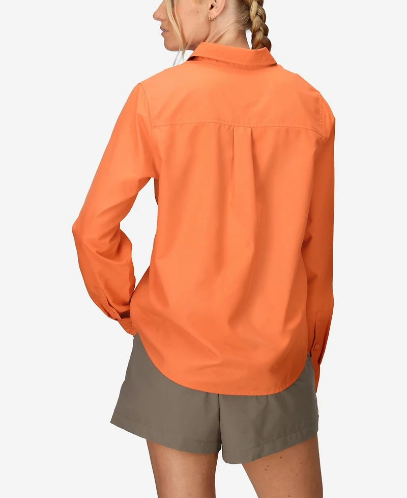 Marmot Women's Air Exchange Upf 40 Ls Classic Collar Shirt