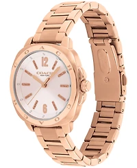 Coach Women's Kitt Rose Gold Stainless Steel Bracelet Watch, 34mm