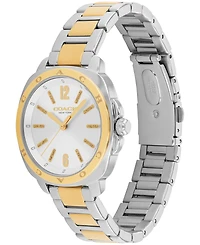 Coach Women's Kitt Two-Tone Stainless-Steel Bracelet Watch, 34mm