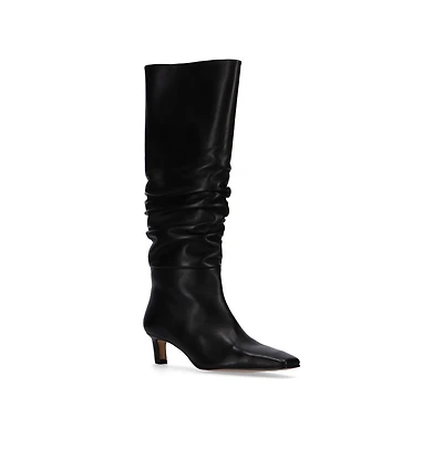 Kalila Black Leather Boots