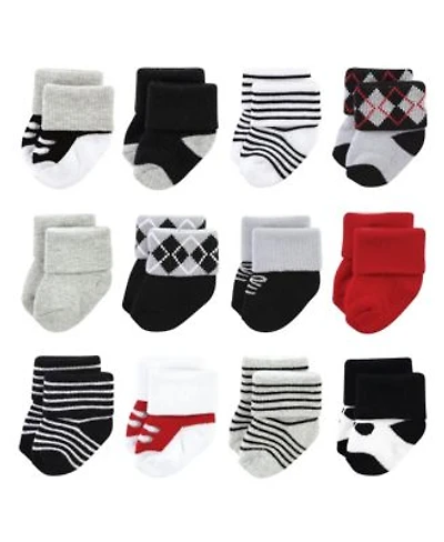 Little Treasure Baby Boys Multipack Soft Terry Socks