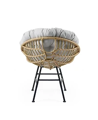 Streamdale Palos Outdoor Wicker Lounge Chair Set of 2