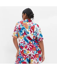 City Chic Plus Mosaic Shirt