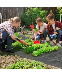 Outsunny 4FT x 300FT Weed Barrier Landscape Fabric, Weed Control Fabric