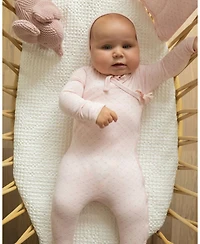 MeMoi Baby Girls 3 Piece "Little Hearts" Pointelle Footie Set