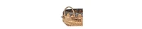 Decorative Storage Basket Set – Handwoven Water Hyacinth Fiber