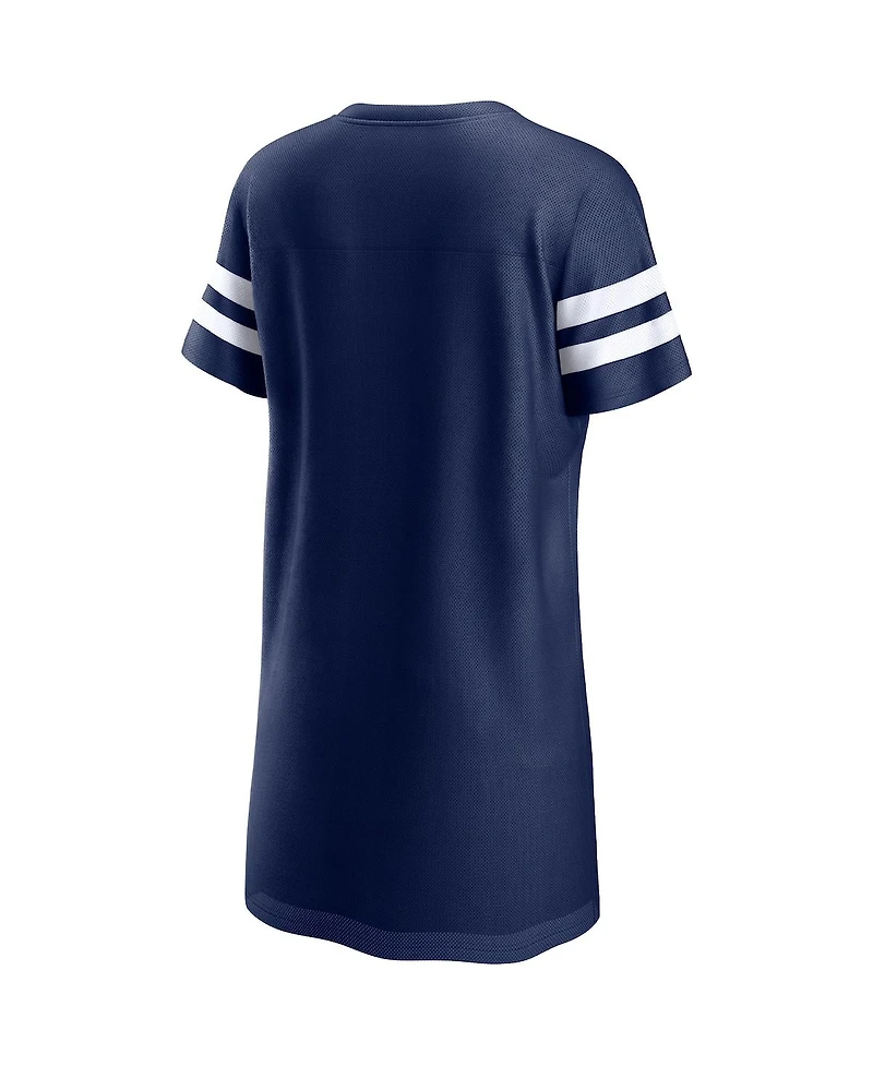 Fanatics Women's Navy Boston Red Sox Iconic Mesh Dress