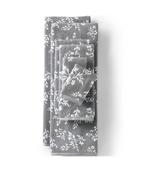 Lands' End Cotton Jacquard 6-Piece Bath Towel Set