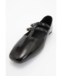 Women's Starling Leather Mary Jane Flats