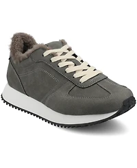 Journee Collection Women's Flow Casual Lace Up Sneakers
