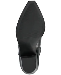 Journee Collection Women's Rosemary Western Comfort Chelsea Booties