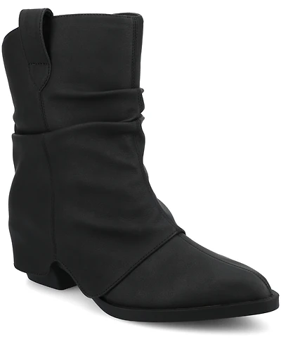 Journee Collection Women's Wynette Slouchy Comfort Ankle Booties