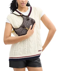 Coach Originals Signature Jacquard Hamptons Hobo Bag
