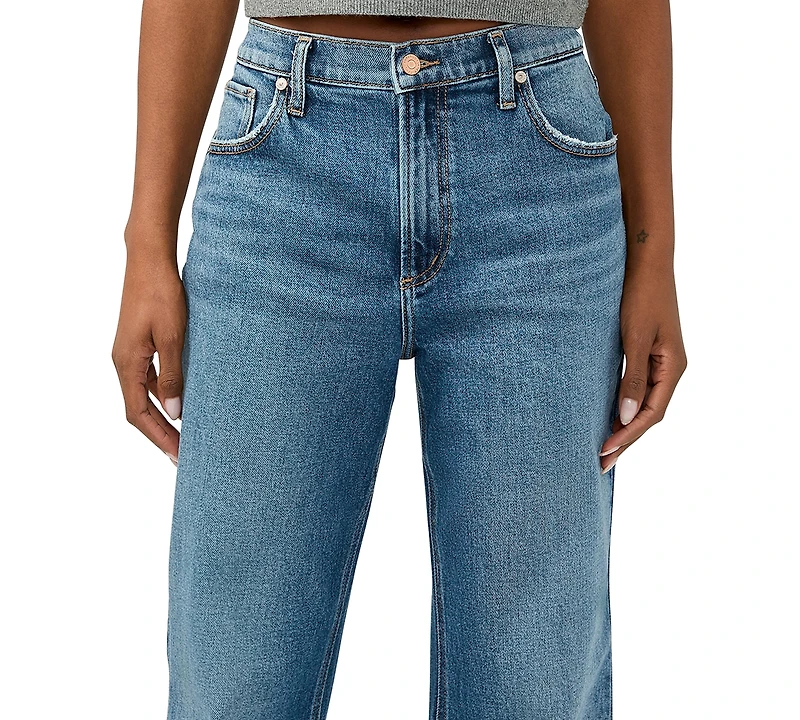 Silver Jeans Co. Women's Baggy Mid Rise Bootcut