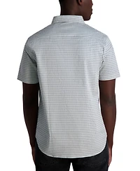 Karl Lagerfeld Paris Men's All-Over K-Logo Shirt