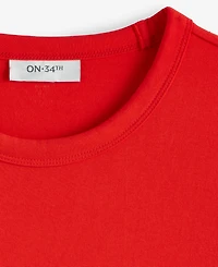 On 34th Women's Essential Crewneck T-Shirt, Exclusively at Macy's