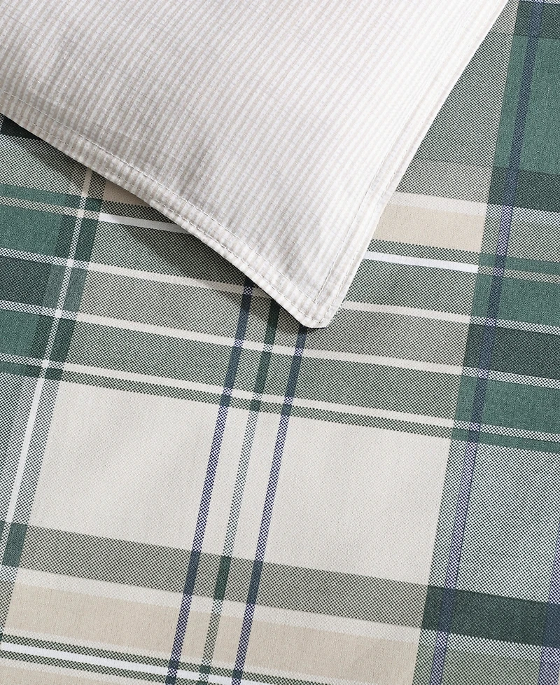 Eddie Bauer Timbers Plaid Comforter Set, King