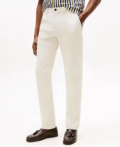 Tommy Hilfiger Men's Denton Tailored Fit Knit Tech Chinos