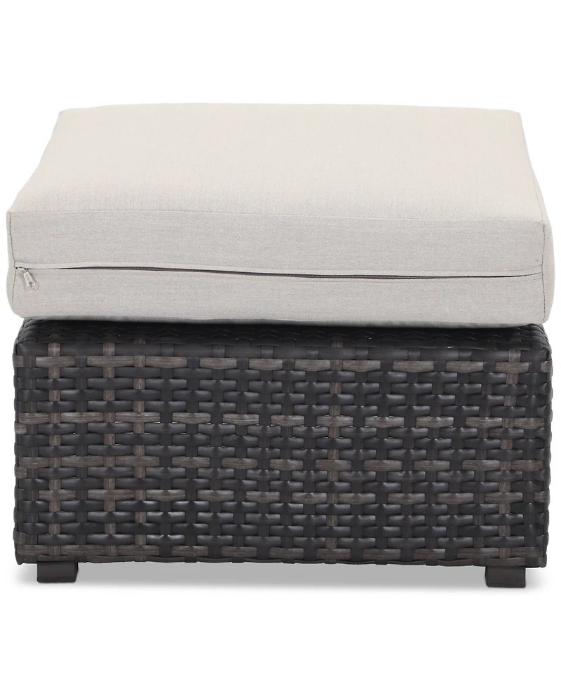 Ember Outdoor Ottoman, Created for Macy's