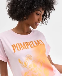 On 34th Women's Cuffed Dolman-Sleeve Pompelmo T-Shirt, Exclusively at Macy's