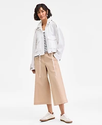 On 34th Women's Cotton Gauze Cropped Jacket, Exclusively at Macy's