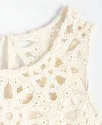 On 34th Women's Sequin Crochet Scallop-Hem Tank, Exclusively at Macy's
