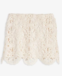 On 34th Women's Sequin Crochet Mini Skirt, Exclusively at Macy's