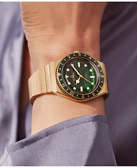 Timex Women's Analog Gold-Tone Stainless Steel Watch