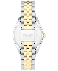 Timex Women's Analog Two-Tone Stainless Steel Watch, 36mm