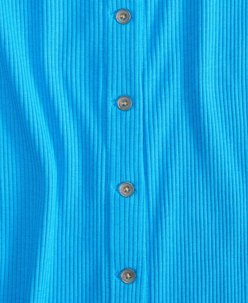 On 34th Women's Rib-Knit Button Down Midi Dress, Exclusively at Macy's